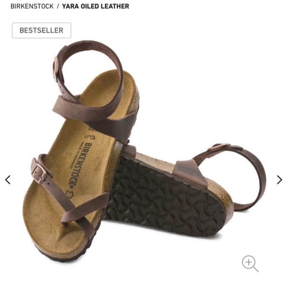 Birkenstock Yara Brown Leather Sandals